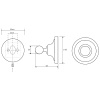 Крючок Bemeta Retro 144306132