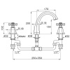 Смеситель для ванны Stella Eccelsa EC 02306 AU00 золото