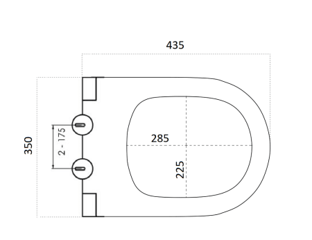 Крышка-сиденье Boheme Avva 976-B черный матовый