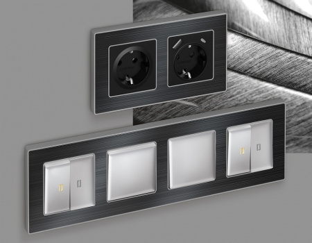 Рамка на 2 поста Ambrella Volt Arctic AF580532