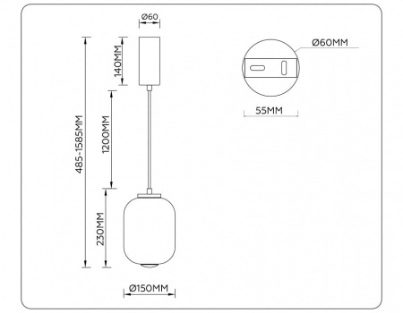 Подвесной светильник Ambrella Light LH LH11031
