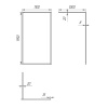 Душевая перегородка Paini 110 PAINI-WalkIN110F