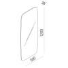 Зеркало Agape Seppia 120x50 ASPE037O