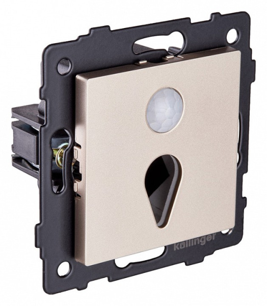 Заглушка для поста с подсветкой, без рамки Kollinger  REA-044GD