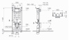 Комплект с инсталляцией Vitra Integra Square 9856B003-7207