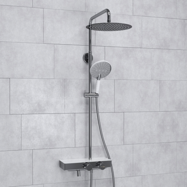 Душевая стойка WasserKRAFT A113.116.059.CH Thermo