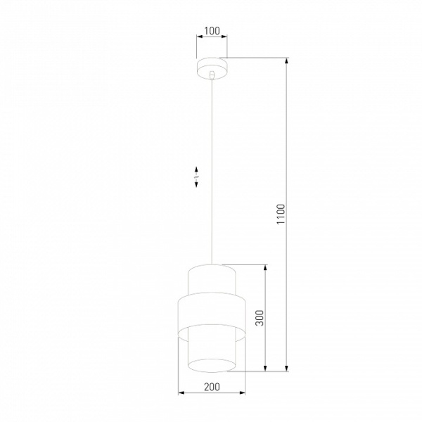 Подвесной светильник TK Lighting Calisto 849 Calisto