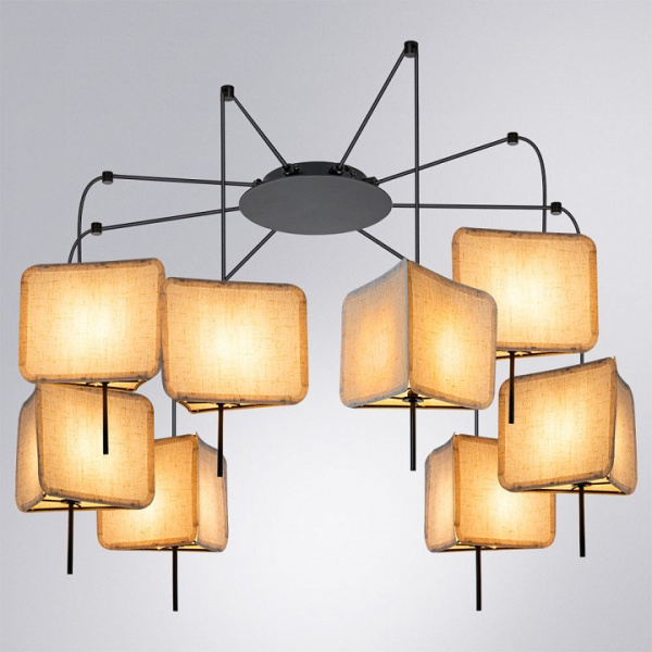 Подвесная люстра Arte Lamp TRIXIE A7084SP-8BK