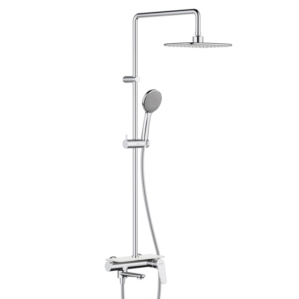 Душевая стойка Damixa Origin Bit 977720000 со смесителем-полкой