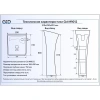 Раковина напольная 29x31 см GID Simple N M9012