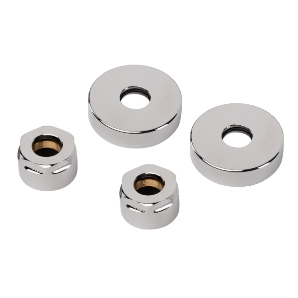 Набор подключения Royal Thermo Design 3/4" ЕК - 15 мм (хром)