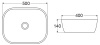 Накладная раковина BelBagno BB1302-H301