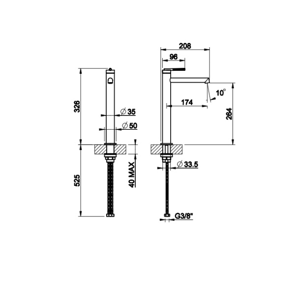 Смеситель для раковины Gessi Ingranaggio 63506#031