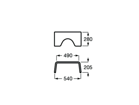 Подставка для ног Roca Voylet 818001000