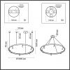 Подвесная люстра Odeon Light Fonda 4317/93L