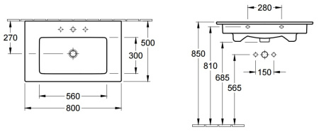 Раковина Villeroy&Boch Venticello 41048LR1