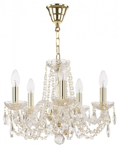 Подвесная люстра Bohemia Ivele Crystal 1402 1402/5/141/G