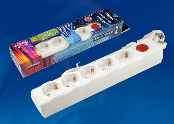 Удлинитель с выключателем Uniel S-Gsu5 UL-00001741