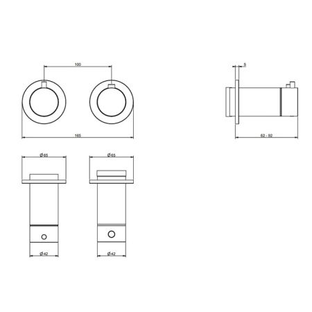 Смеситель для душа Gessi Anello 63335#031