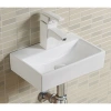 Раковина CeramaLux 9135/1 36x25 см, рукомойник, белый