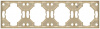 Рамка на 4 поста Эра Arktik Б0070577