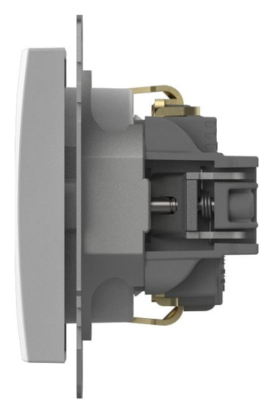 Розетка с заземлением без рамки Elbi Eleсtriс Zena Vega 609-015600-217