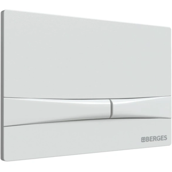 Инсталляция для унитаза Berges Novum F4 040254 с кнопкой смыва, белый матовый