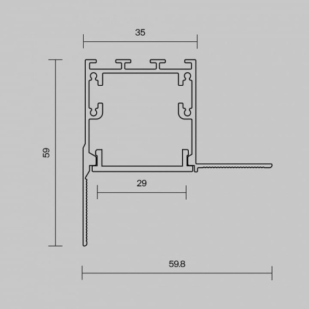 Короб встраиваемый Maytoni Led Strip  636014