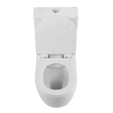 Унитаз-компакт безободковый BelBagno AMANDA BB051CPR с сиденьем BB076SC