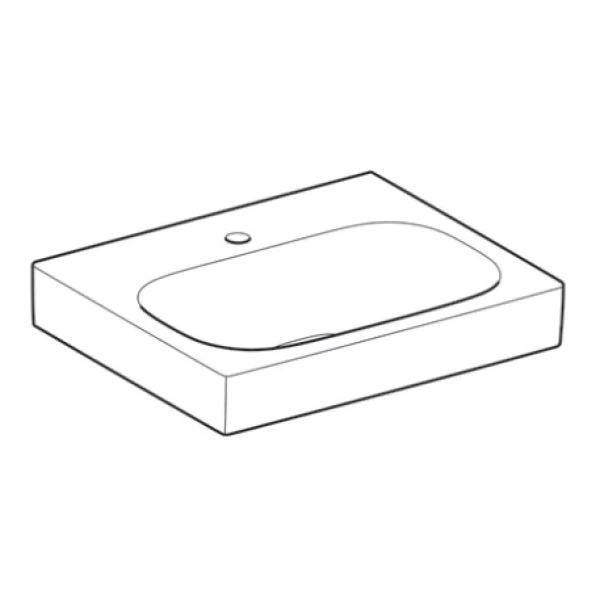 Раковина 60x50 см Geberit Citterio 500.544.01.1