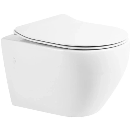 Унитаз подвесной BelBagno Sfera-R BB513CH безободковый, белый