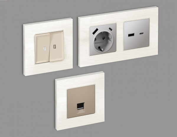 Рамка на 4 поста Ambrella Volt Grand AF930104