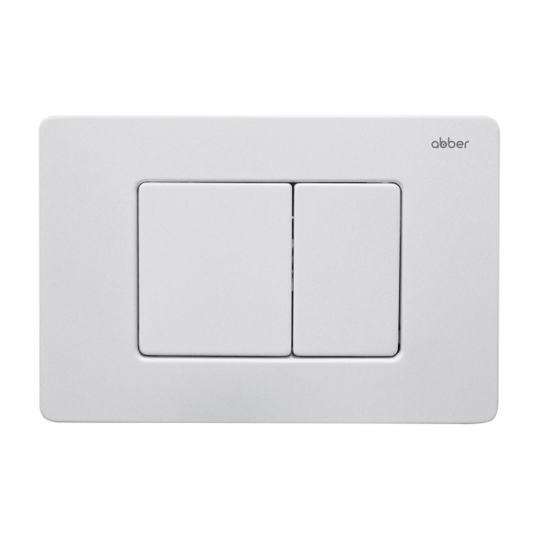 Комплект унитаза с инсталляцией Abber Rechteck AC1201-AC0105-AC0120MW с белой матовой клавишей