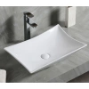 Раковина-чаша CeramaLux 7701B 57x38 см, накладная, белый
