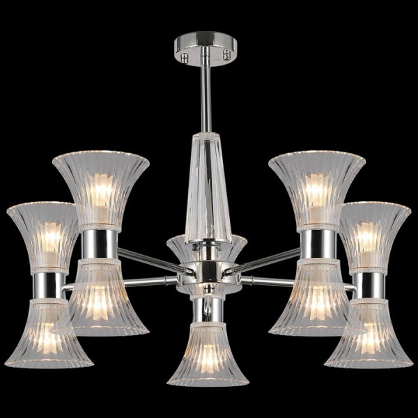 Люстра на штанге ILLUMICO IL0288-10P-79 CR