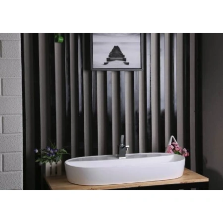 Раковина-чаша CeramaLux D1347 81,5x41 см, накладная, белый