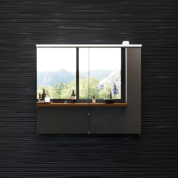 Зеркальный шкаф AM.PM Spirit 2.0 M70AMCX0801WG с LED-подсветкой