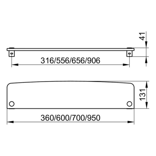 Полочка Keuco Elegance 11610009900