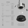 Встраиваемый светильник Denkirs SHINE GLOW DK2430-BK