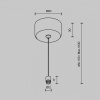 Токопровод концевой Maytoni CA029SW-L1000-B