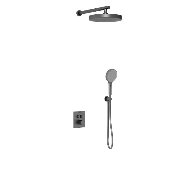 Душевой комплект Vincea VSFW-3I21T2GM вороненная сталь