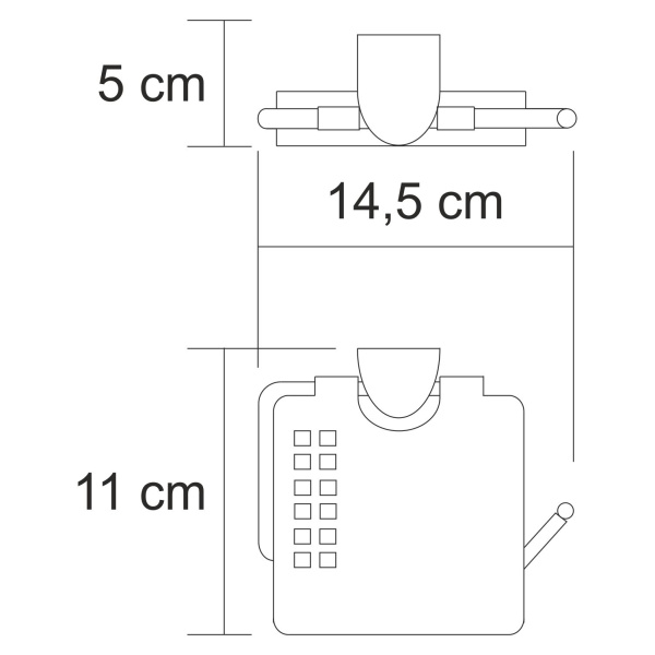 Каммель (Kammel) K-8325 Держатель туалетной бумаги