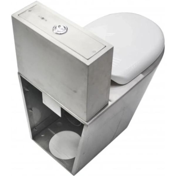 Унитаз-компакт Nofer 13016.B с сиденьем, хром