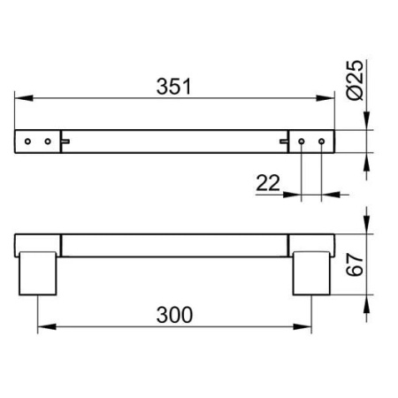 Поручень Keuco Plan 14907010000