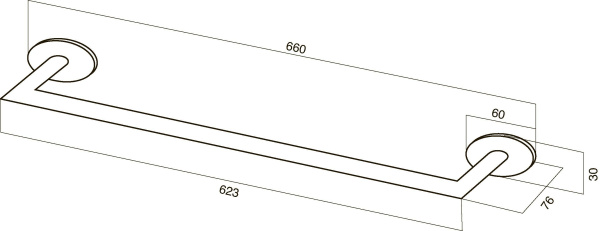 Полотенцедержатель AM.PM AWE A15346400