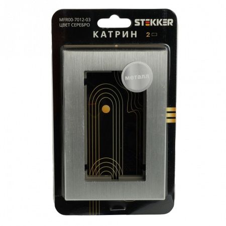 Рамка для двойной розетки Stekker Катрин 50031