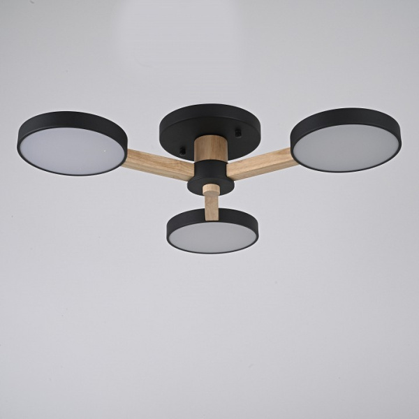 Люстра на штанге Imperiumloft TURNA Black TURNA01