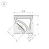 Профиль накладной гибкий Arlight WPH-FLEX 059570