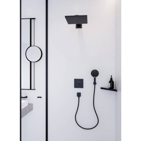 Косметическое зеркало hansgrohe AddStoris 41791340 шлифованный черный хром