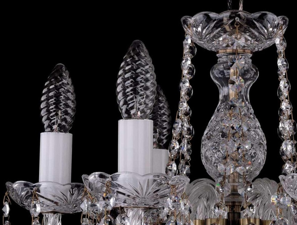 Подвесная люстра Bohemia Ivele Crystal 1402 1402/6/141/Pa